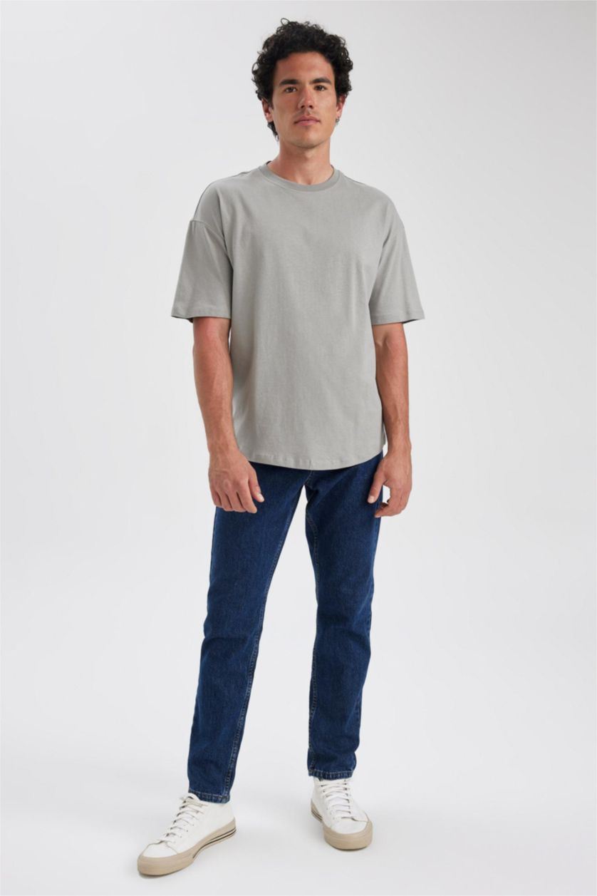 MAN Grey Comfort Fit Short Sleeve T-Shirt