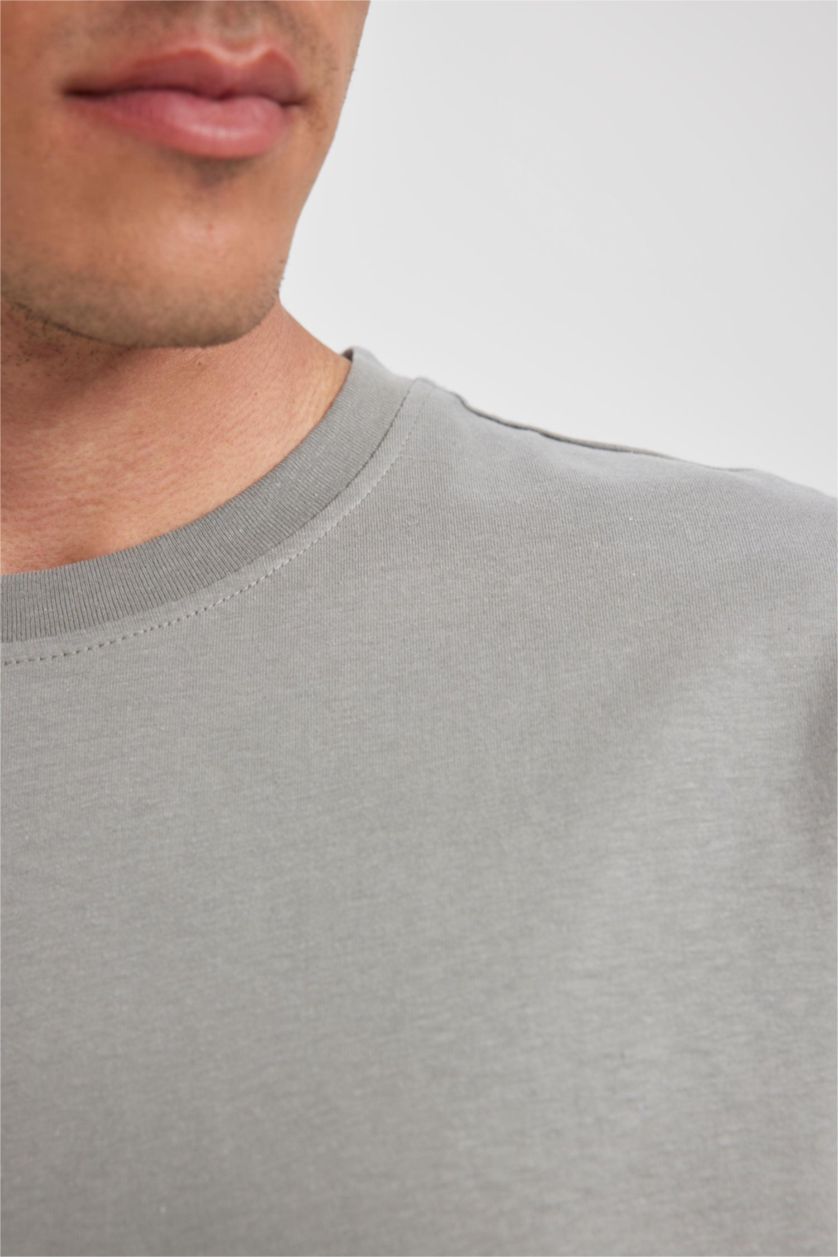 MAN Grey Comfort Fit Short Sleeve T-Shirt