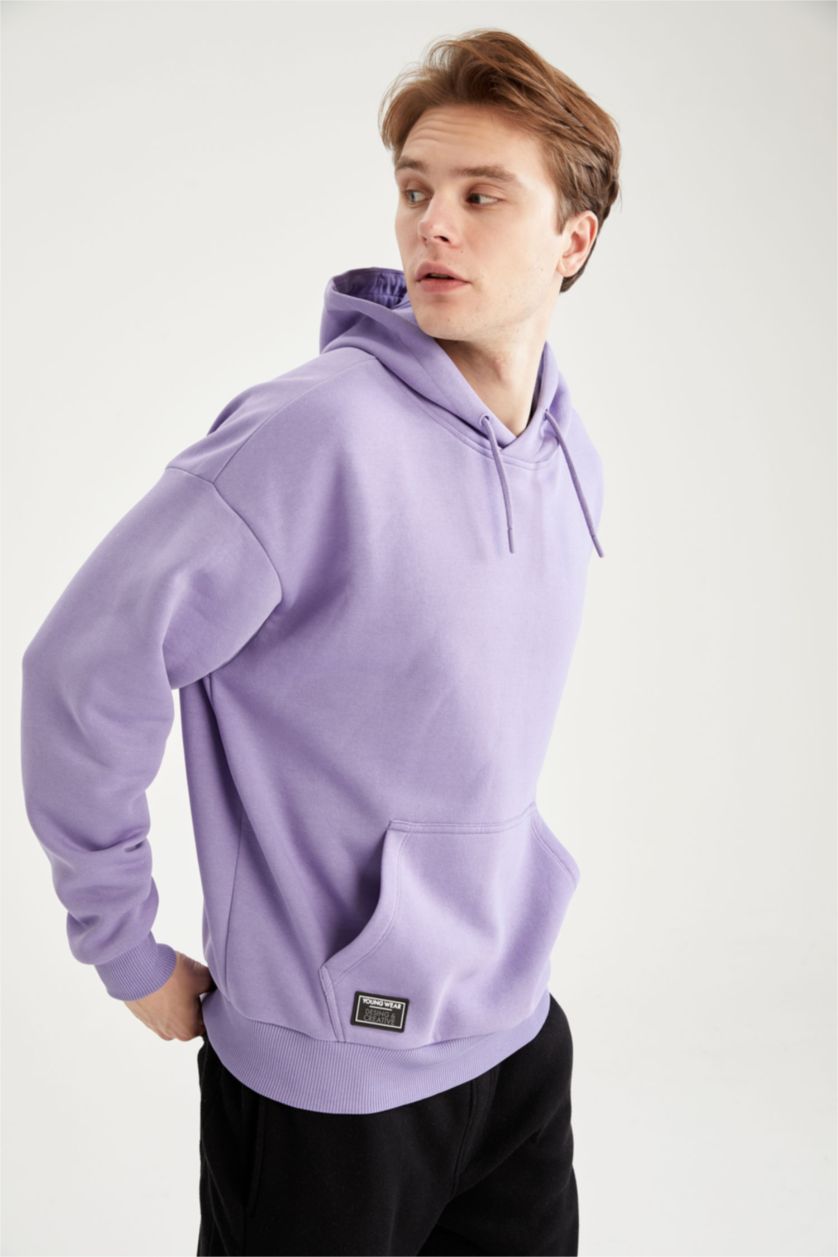 HOMME Violet Oversize Fit Sweatshirt