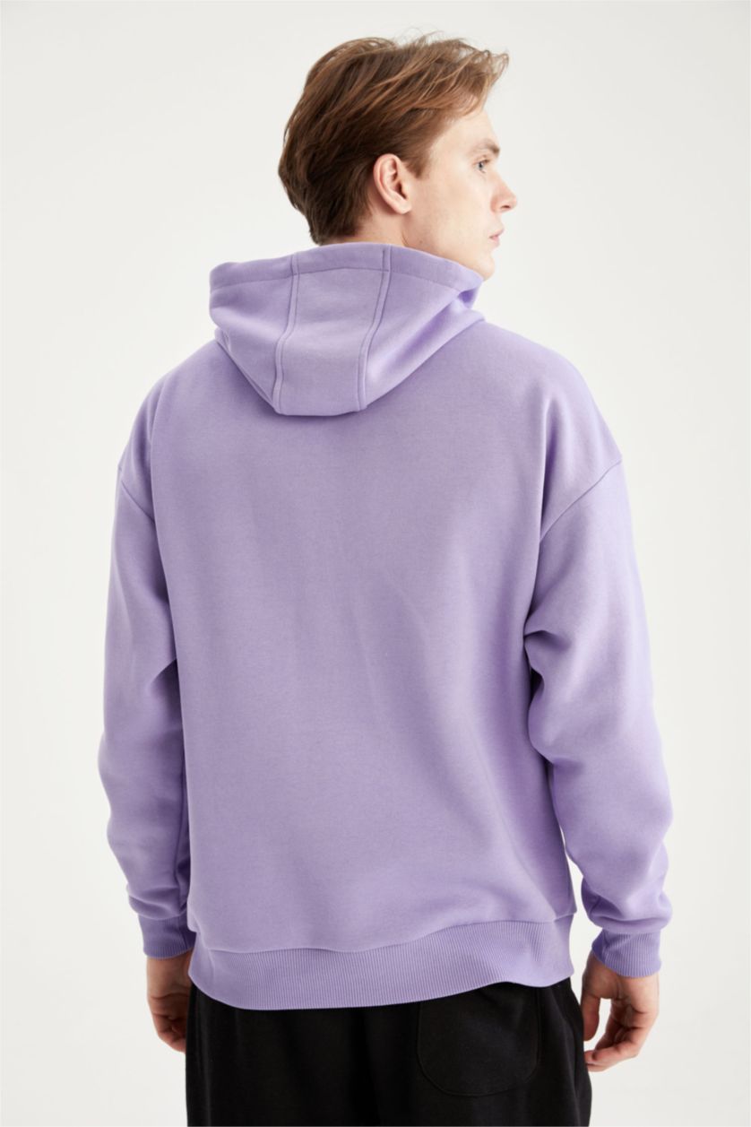 HOMME Violet Oversize Fit Sweatshirt