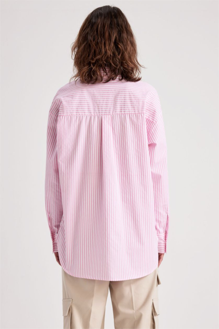 FEMME Rose Chemises à manches longues Popeline Col De Chemise