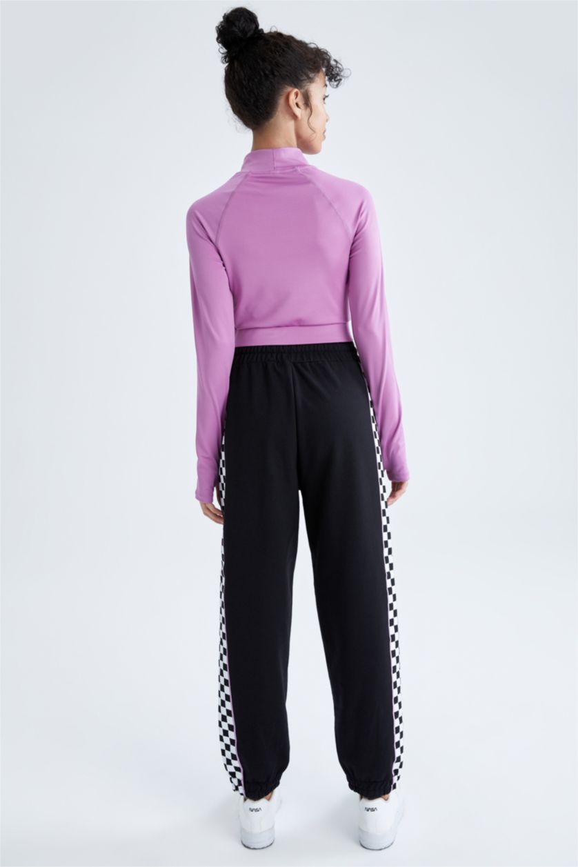 FEMME Noir Pantalon Tissu Sweat Fin Coupe standard DeFactoFit Jogging