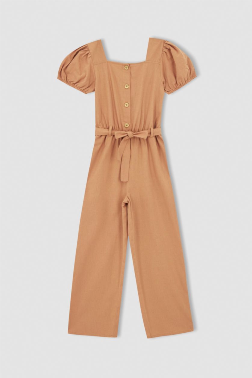 بنات وردي جمبسوت قطن قصة عادية بأكمام قصيرة