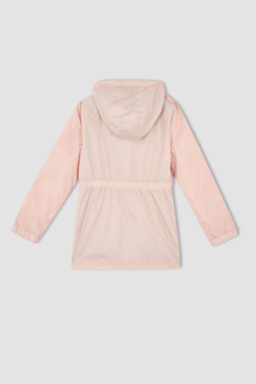 GIRLS & TEENS Light Pink جاكيت مطر قصة عادية