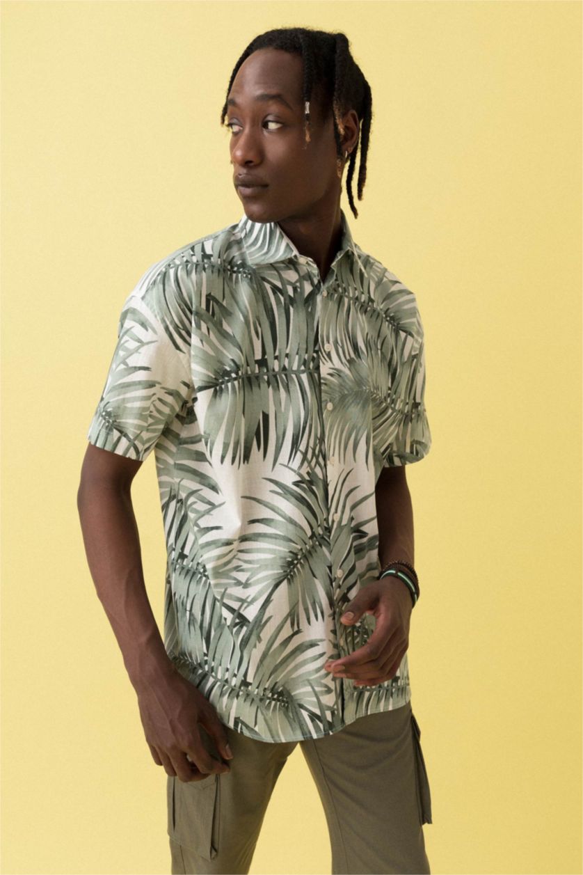 MAN Mint Relax Fit Short Sleeve Shirt