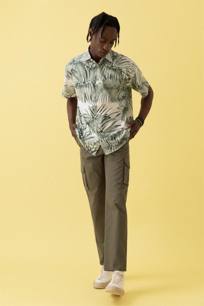 MAN Mint Relax Fit Short Sleeve Shirt