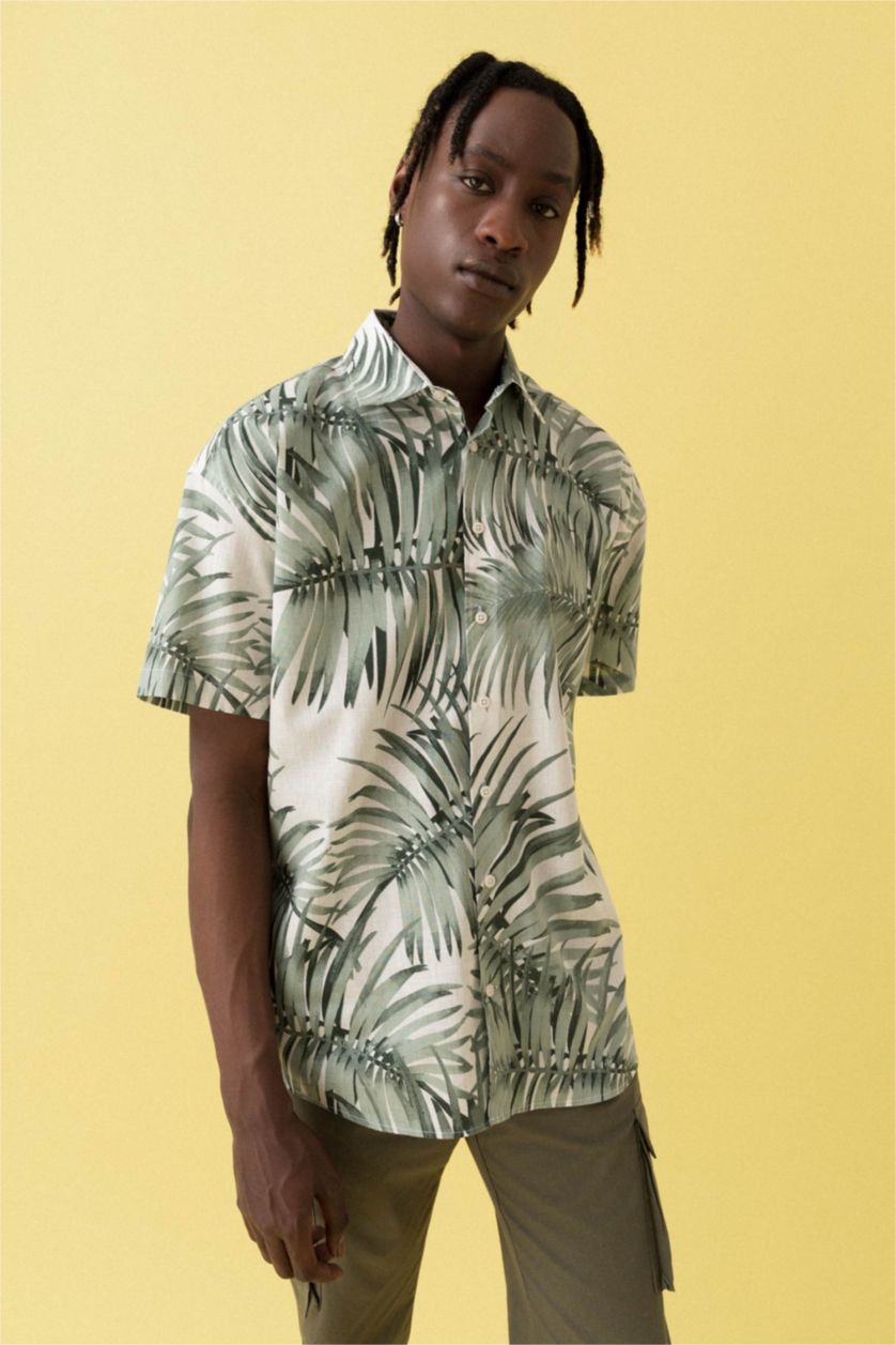 MAN Mint Relax Fit Short Sleeve Shirt
