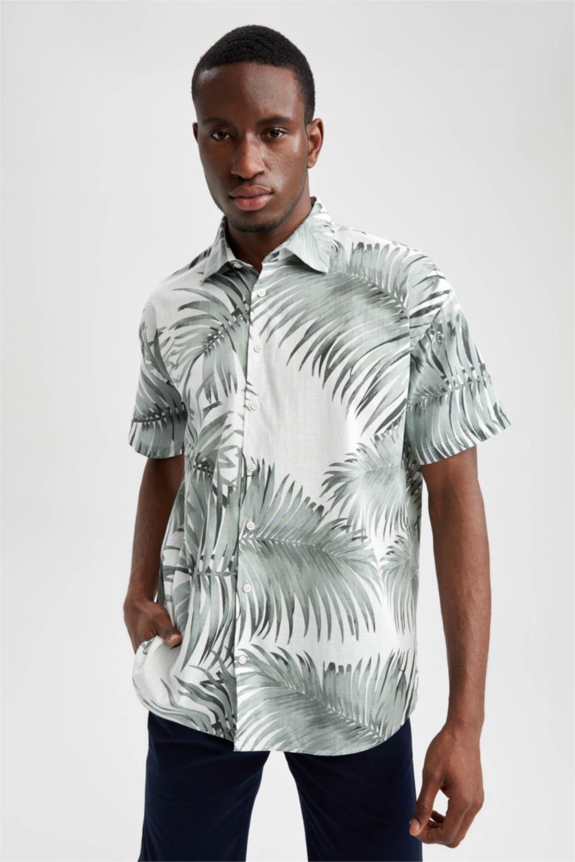 MAN Mint Relax Fit Short Sleeve Shirt