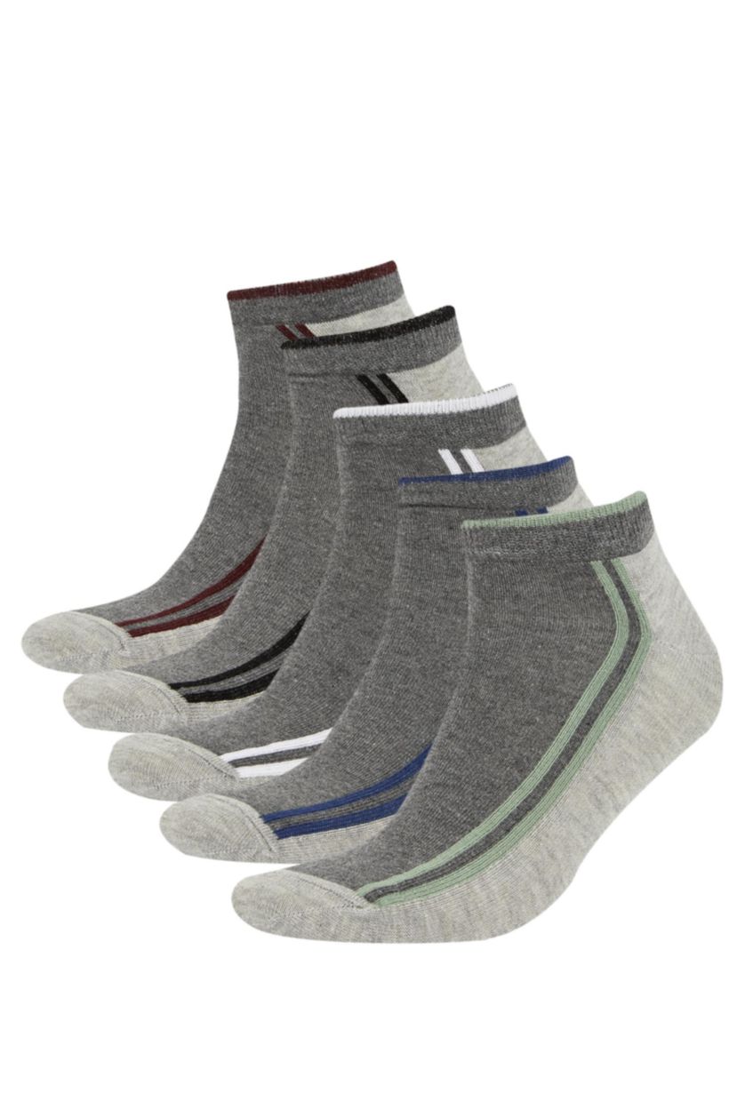 MAN MIXED 5 Piece Cotton Short Socks