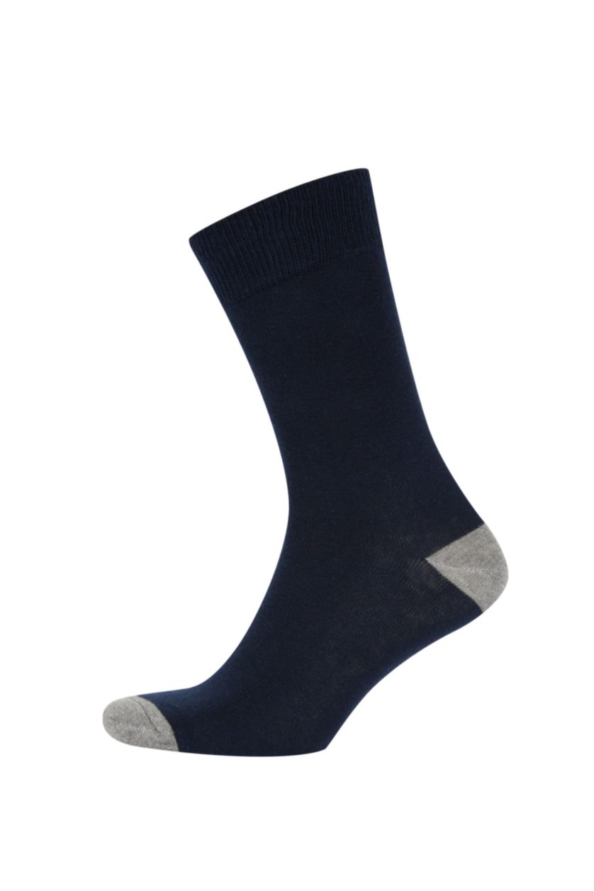 HOMME Karma Lot de 5 paires de chaussettes longues en coton à motifs pour homme