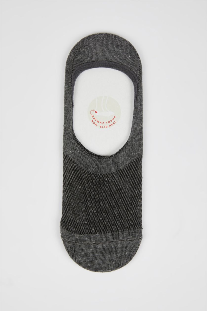 MAN Grey Men Basic 3-pack Ballet Socks