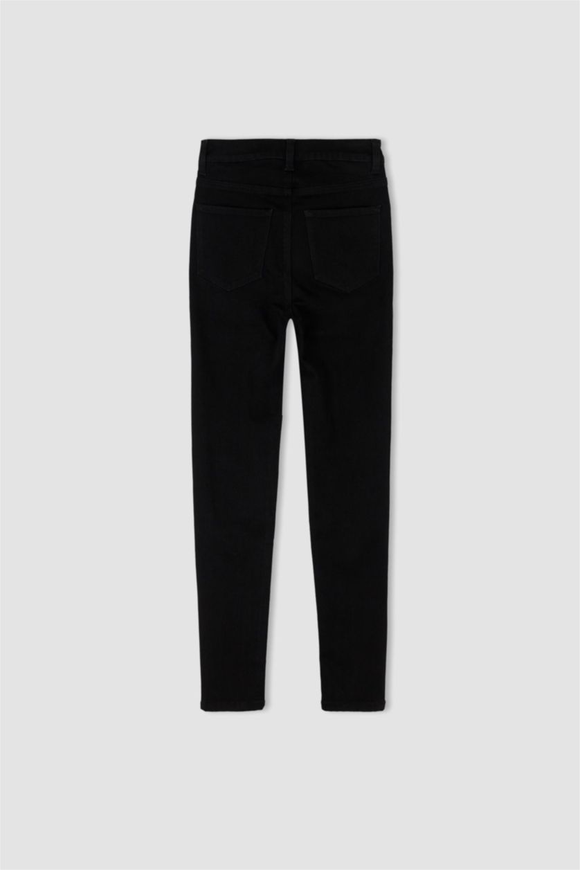 Kadın Siyah Yüksek Bel Pantolon