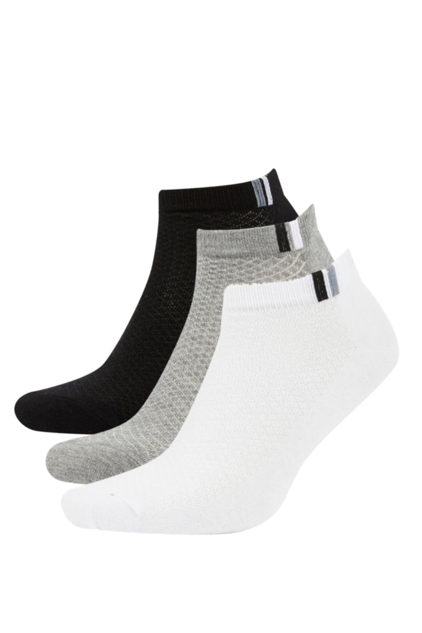 Man Karma Men's Cotton 3 Pack Short Socks