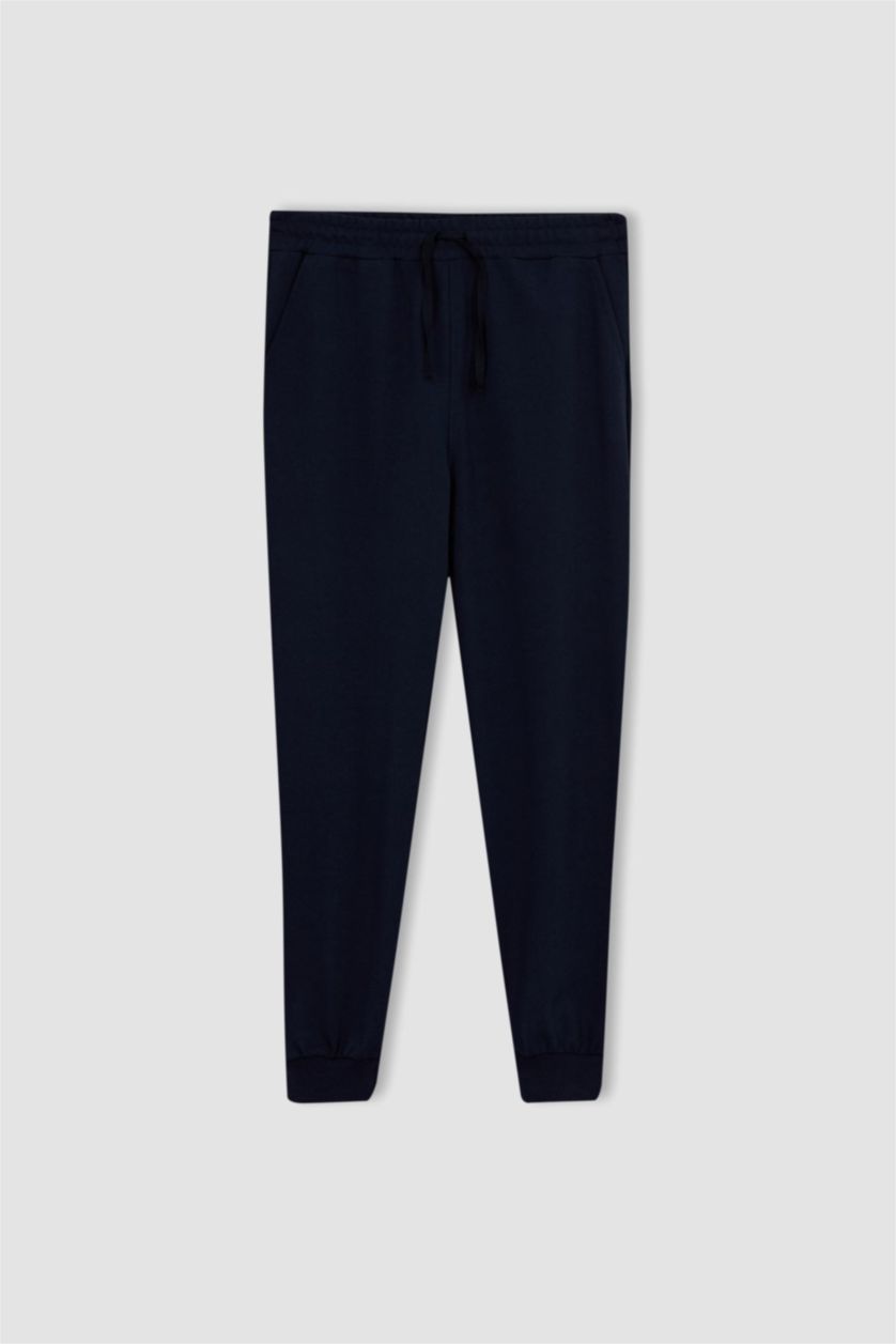 MAN NAVY Regular Fit Knitted Bottoms