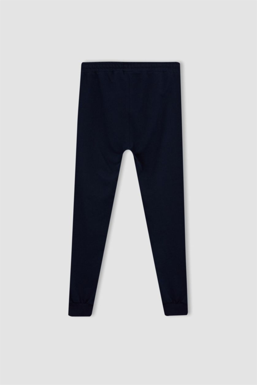 MAN NAVY Regular Fit Knitted Bottoms
