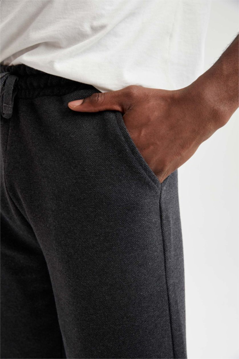 HOMME Anthracite Short De Sport À Taille Élastiquée