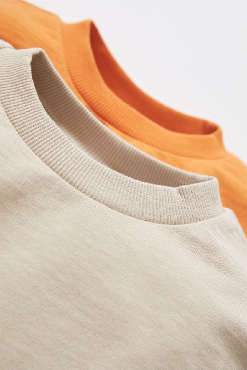 ХЛОПЧИК Бежевий Світшот стандартного крою з тонкої тканини для малюків хлопчиків