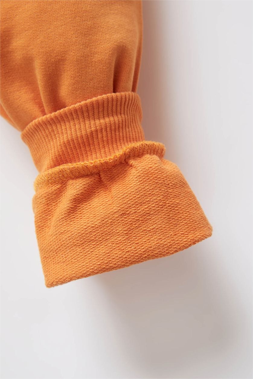 ХЛОПЧИК Бежевий Світшот стандартного крою з тонкої тканини для малюків хлопчиків