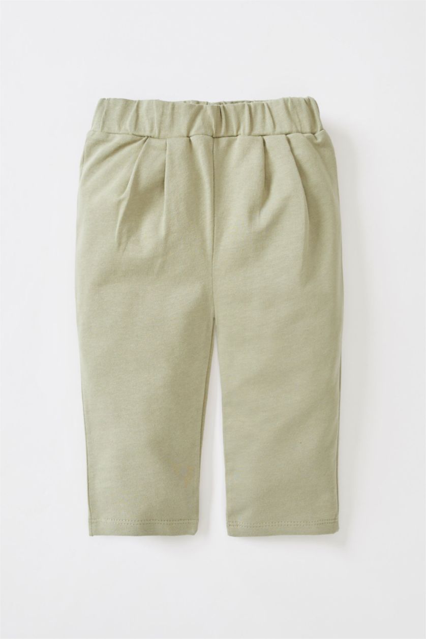 BABY BOY Light Khaki Regular Fit Elasticated Waist Joggers