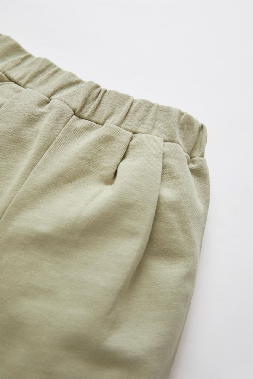 BABY BOY Light Khaki Regular Fit Elasticated Waist Joggers