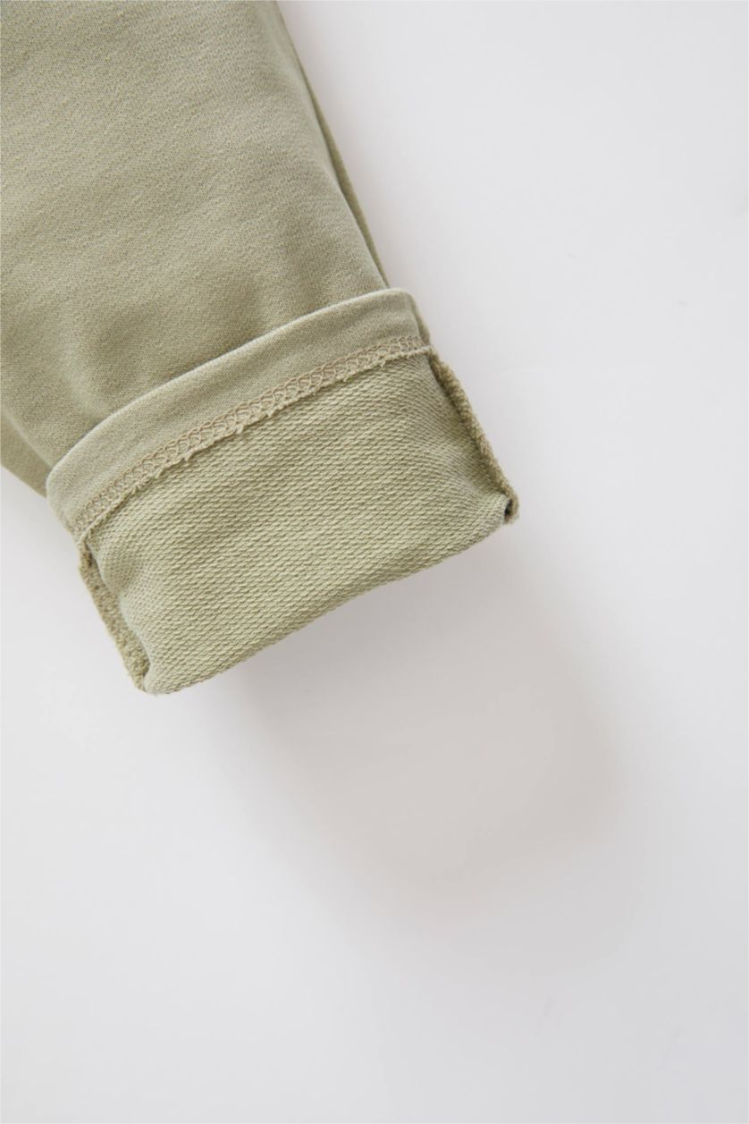 BABY BOY Light Khaki Regular Fit Elasticated Waist Joggers