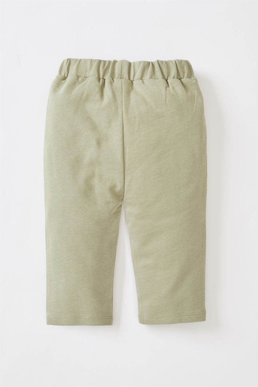 BABY BOY Light Khaki Regular Fit Elasticated Waist Joggers