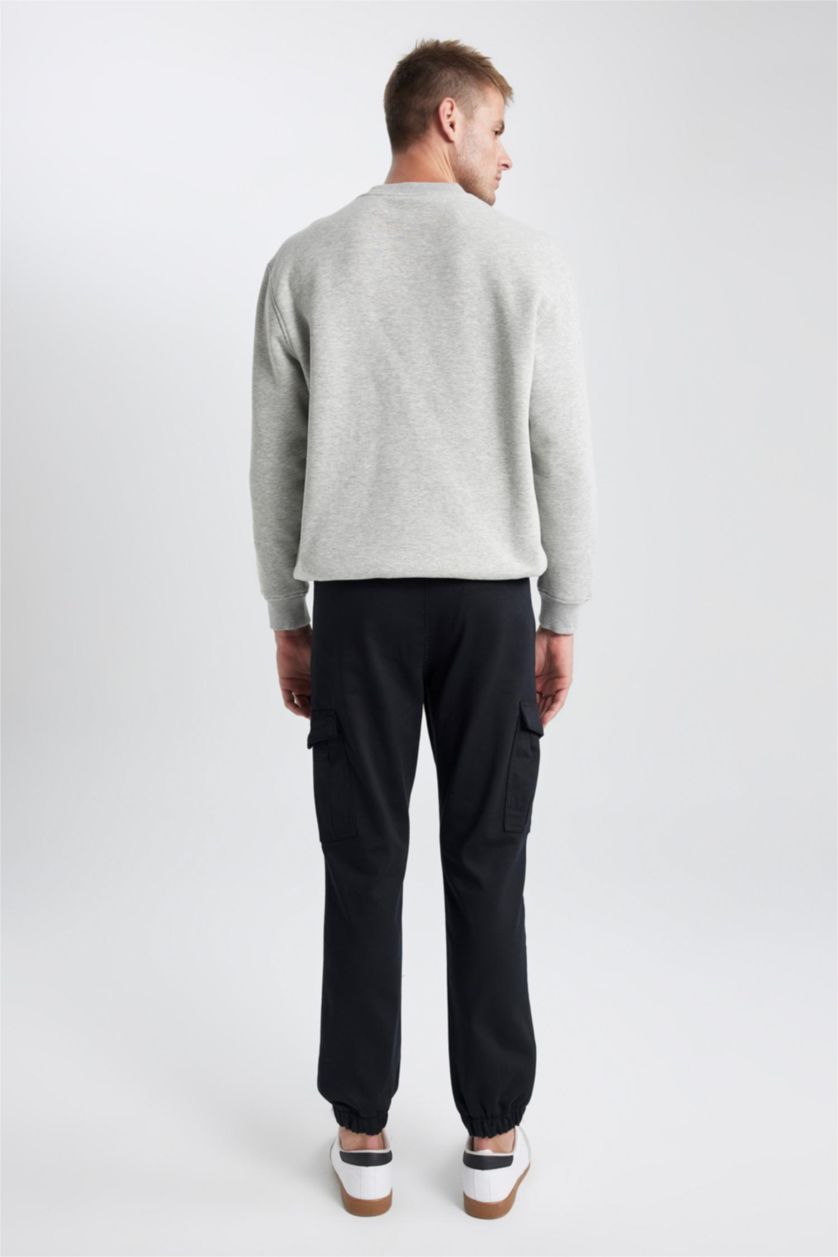 MAN Black Slim Fit Trousers