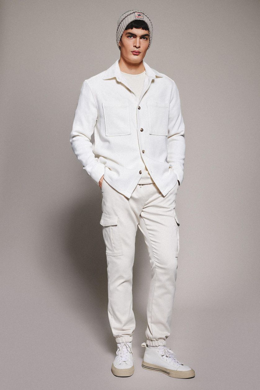 MAN Stone Cargo Fit Trousers