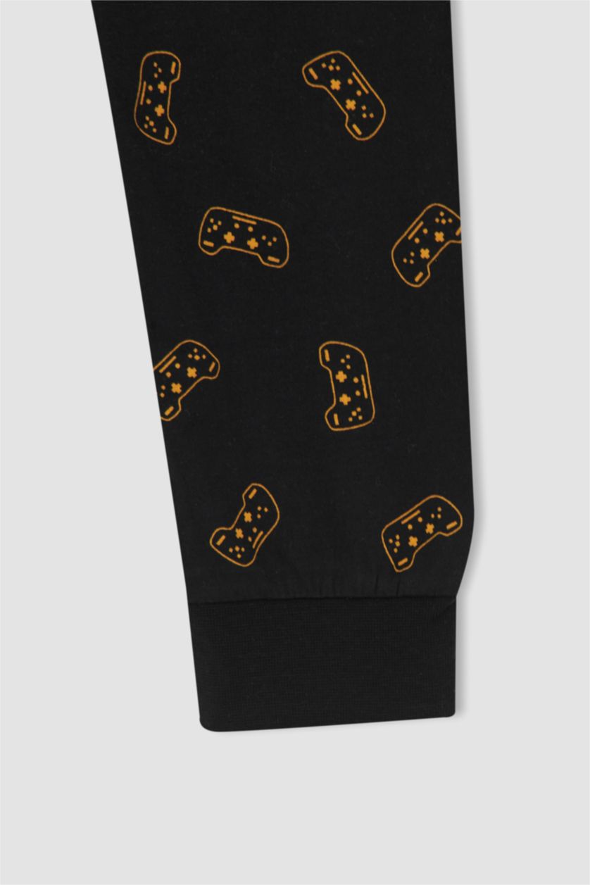 BOYS & TEENS Mint Boy Long Sleeve Game Console Print Pyjama Set