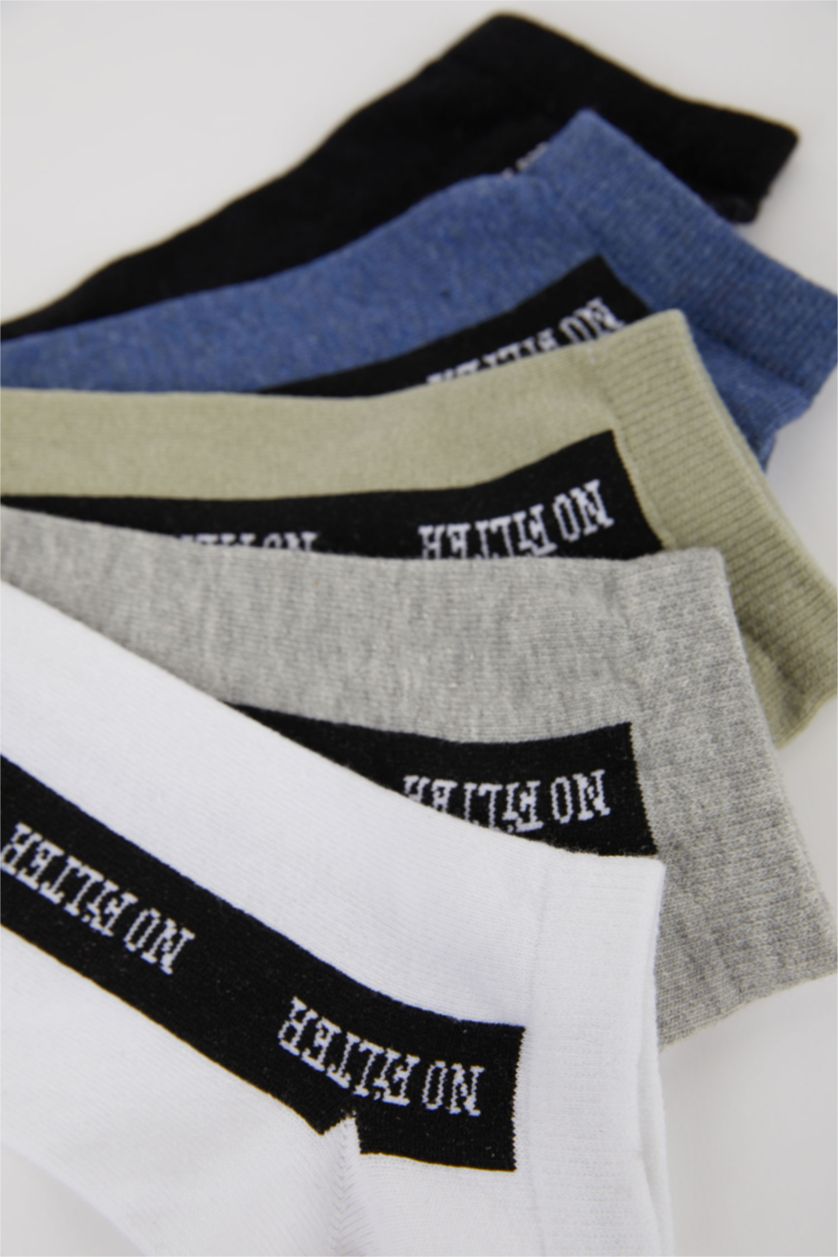 HOMME Karma Lot de 5 paires de chaussettes courtes en coton pour homme