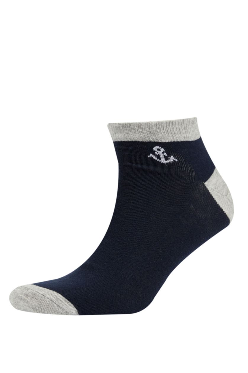 HOMME Marin Lot de 3 paires de chaussettes courtes en coton pour homme