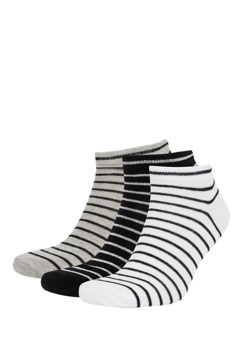 MAN MIXED Men's Cotton 3 Pack Short Socks