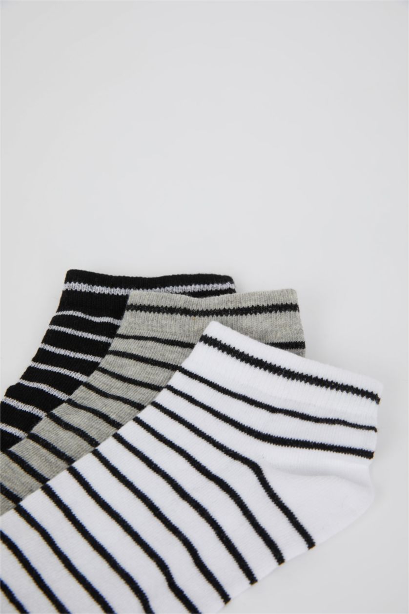 MAN MIXED Men's Cotton 3 Pack Short Socks