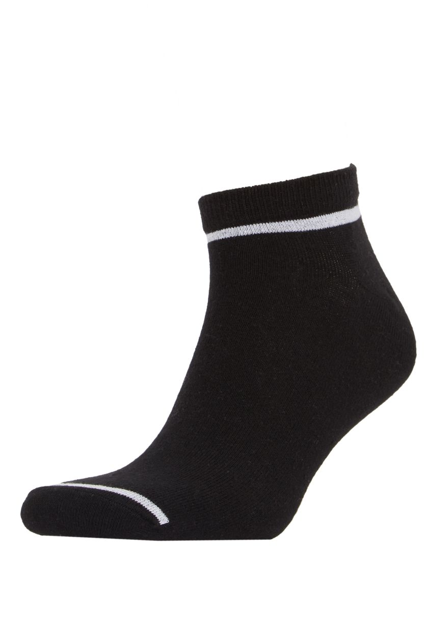 Erkek Karma Erkek Dama Desenli 3'lü Pamuklu Patik Çorap