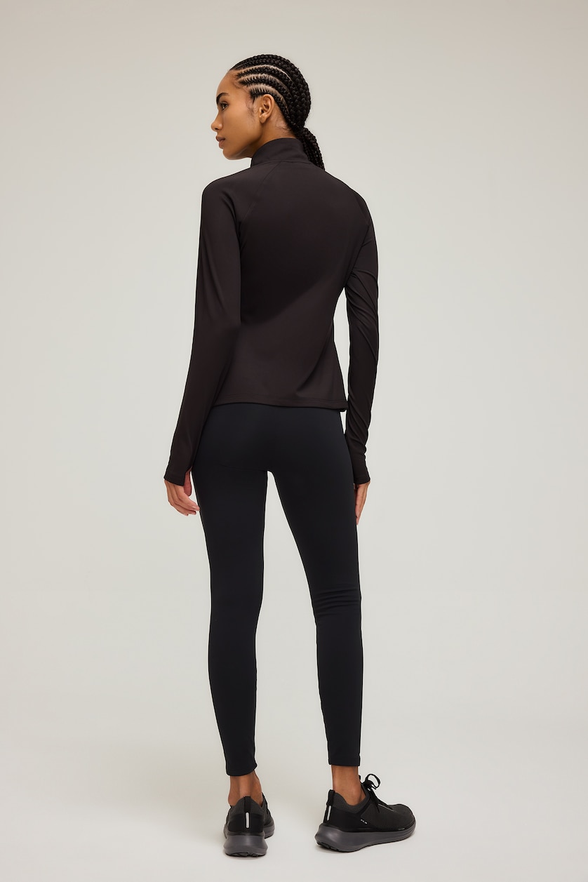 WOMAN Black Warm Warmtech Shaping High Waist Soft Fleece Lined Leggings