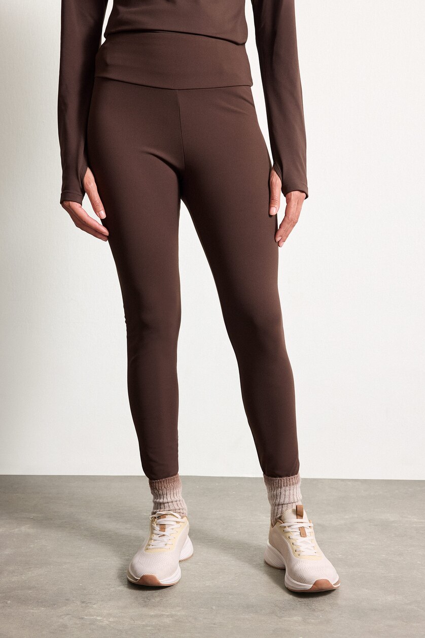 نساء بني Sport Leggings