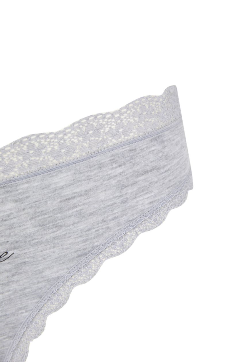 حريمي ميلانج رمادي كلوت اندر وير بالدانتيل من Fall In Love