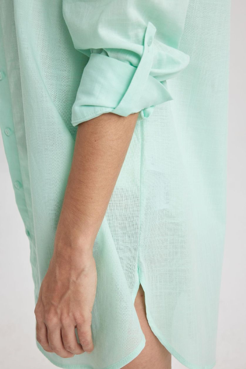 نساء نعناع قميص بحر قصة عادية من Fall In Love