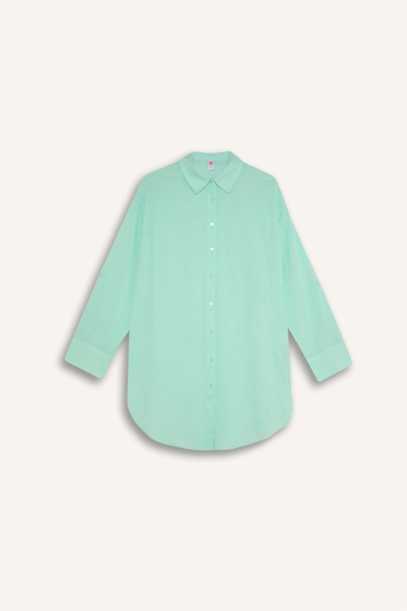 نساء نعناع قميص بحر قصة عادية من Fall In Love