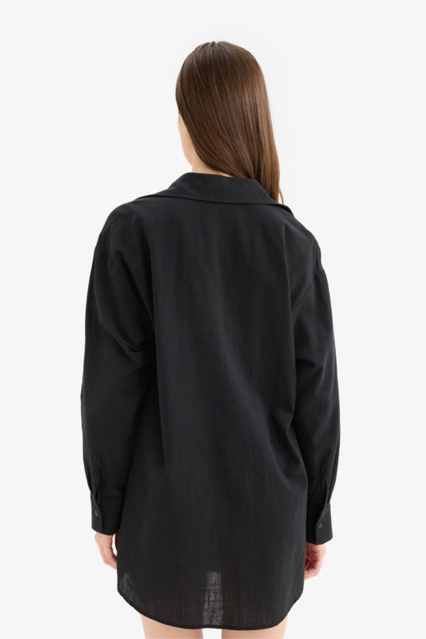 نساء أسود لبس بحر قطن قصة عادية من Fall In Love