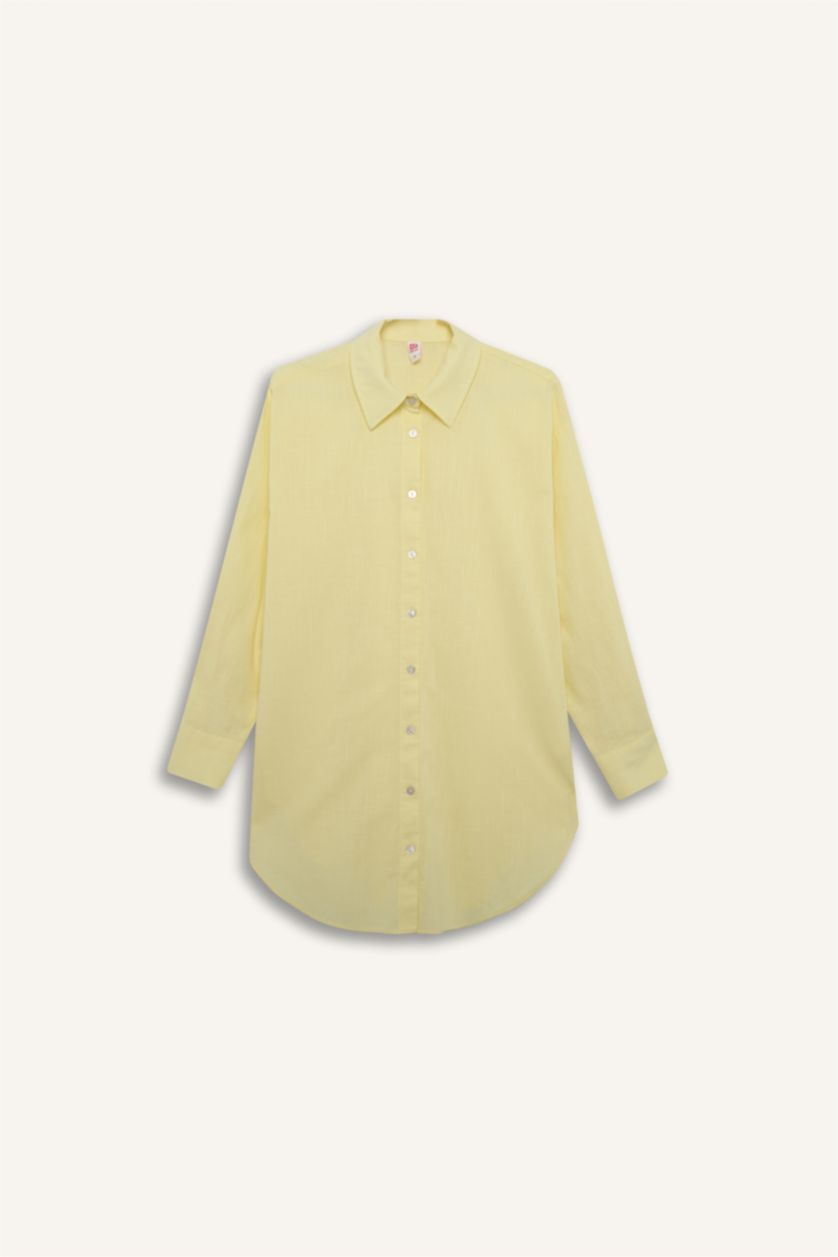 Kadın Sarı Plaj Kıyafeti