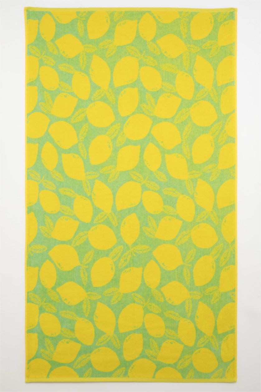 نساء أصفر فوطة قطن نسائي