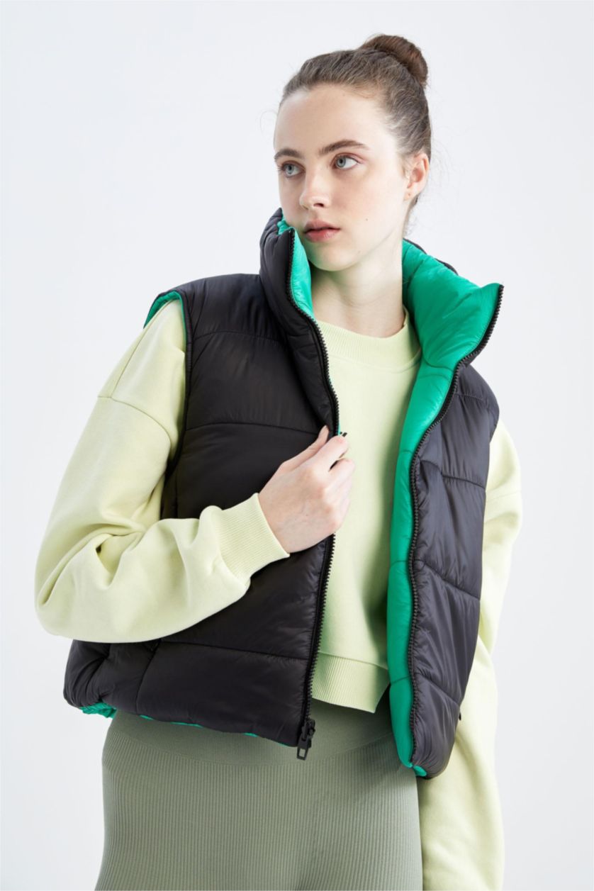 Kadın Yeşil Yelek