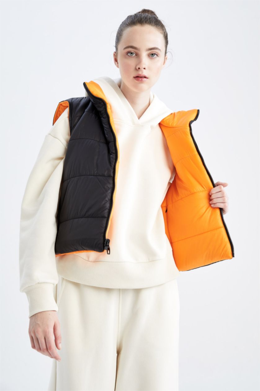 Kadın Turuncu Yelek