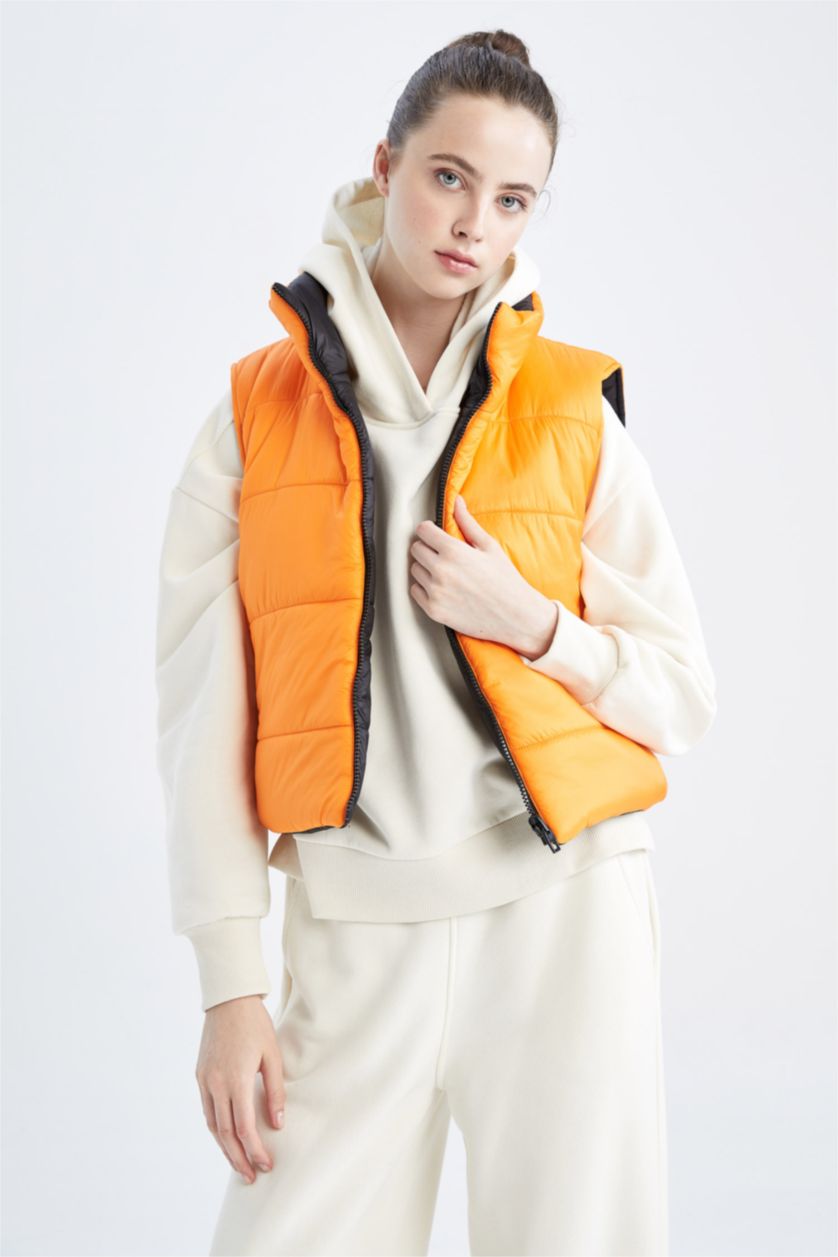 Kadın Turuncu Yelek