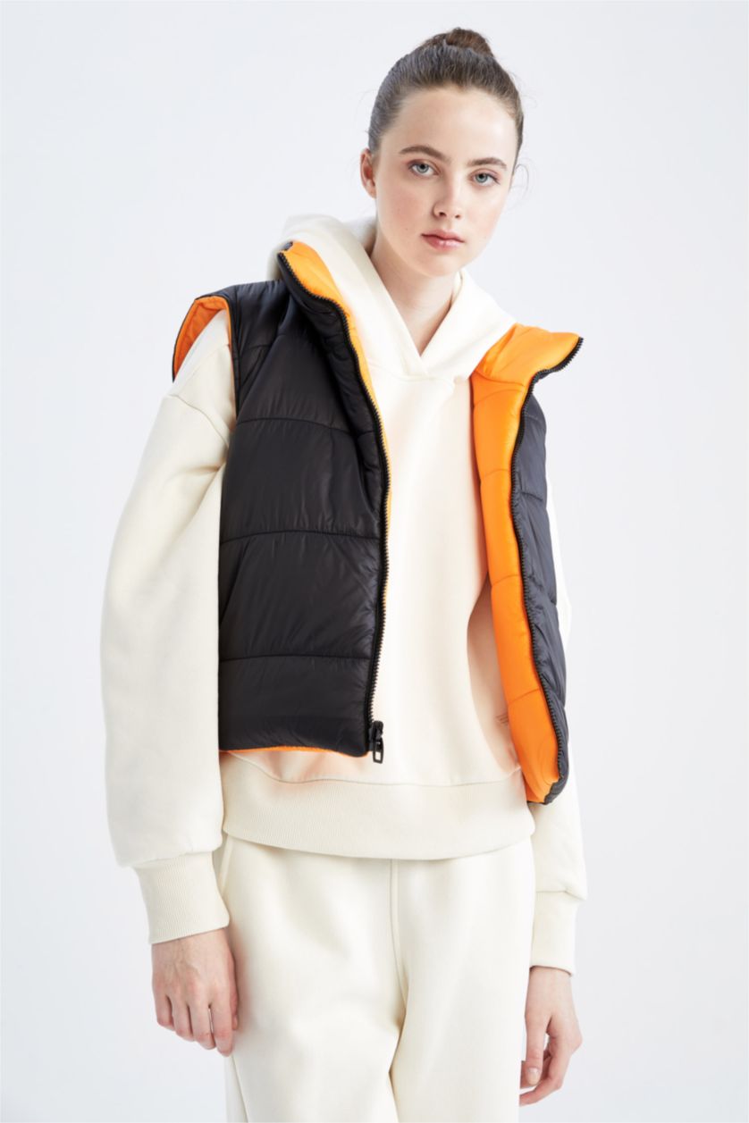 Kadın Turuncu Yelek