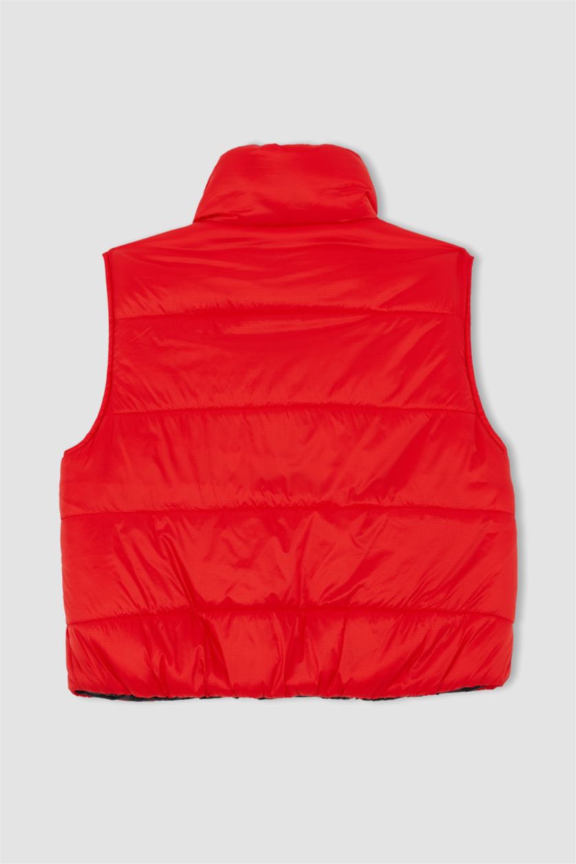 Woman Red Relax Fit Vest