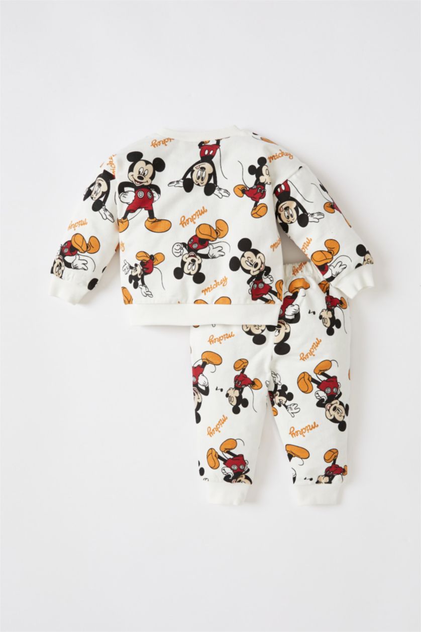 Erkek Bebek Ekru Erkek Bebek Disney Mickey & Minnie 2'li Takım