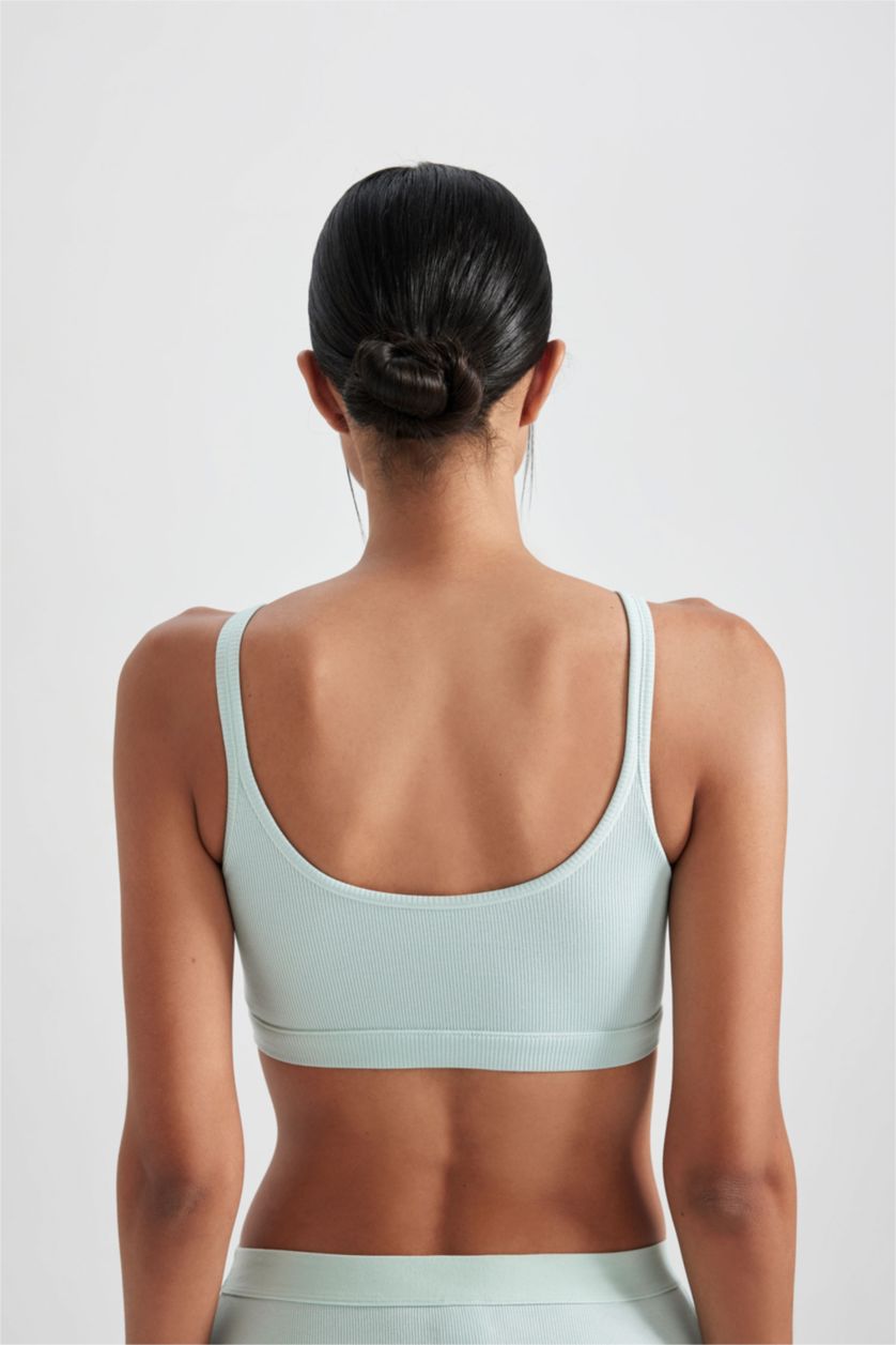 FEMME Bleu Soutien-Gorge Rembourré De Fall In Love