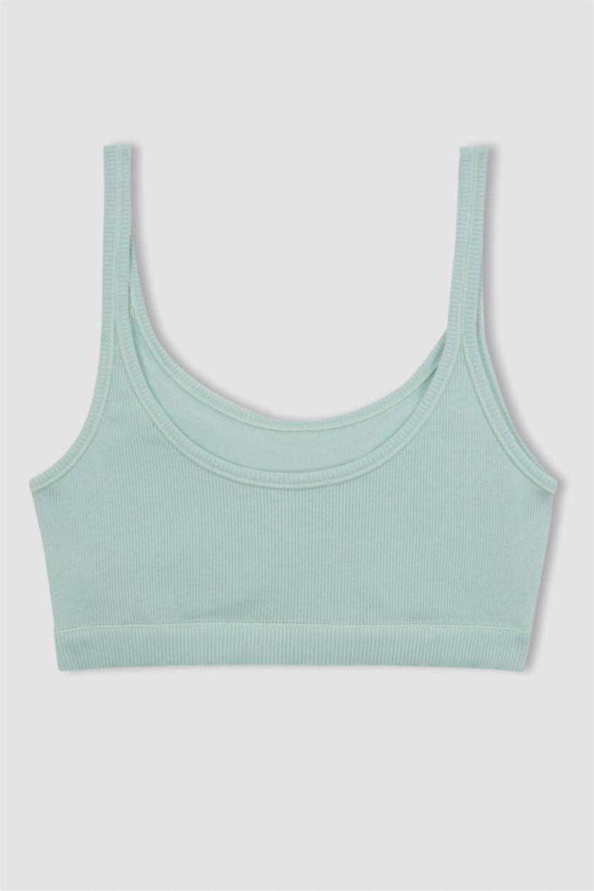 FEMME Bleu Soutien-Gorge Rembourré De Fall In Love